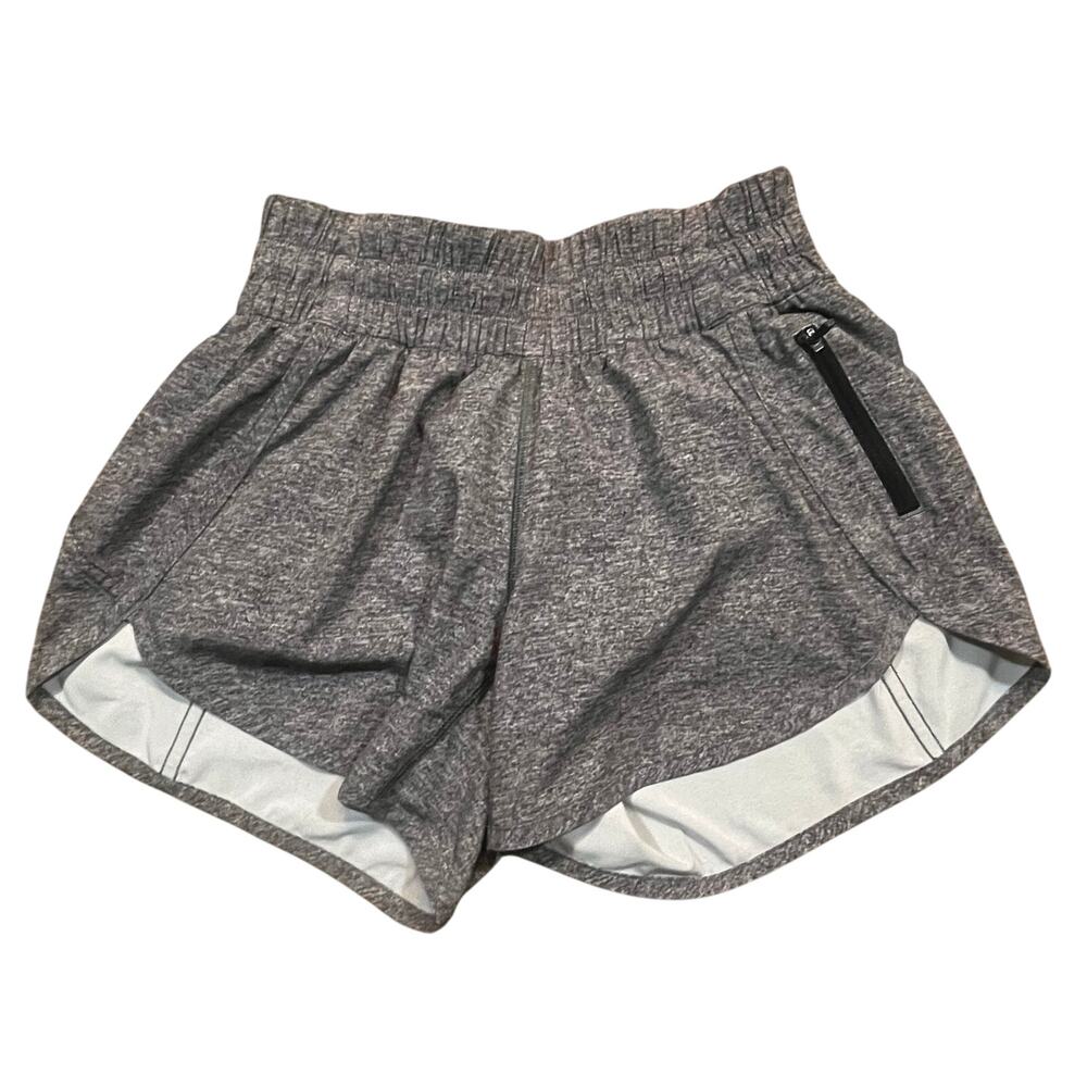 LULULEMON Women’s Tracker Short V *3.5” Heather Lux Multi Black LINED Size 4